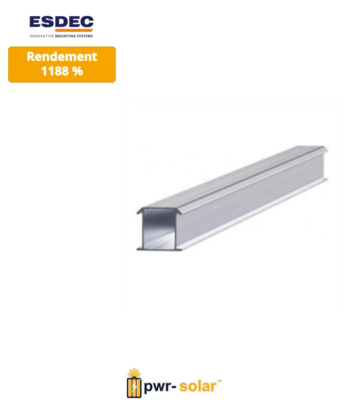 ClickFit EVO Rail de montage 1188mm