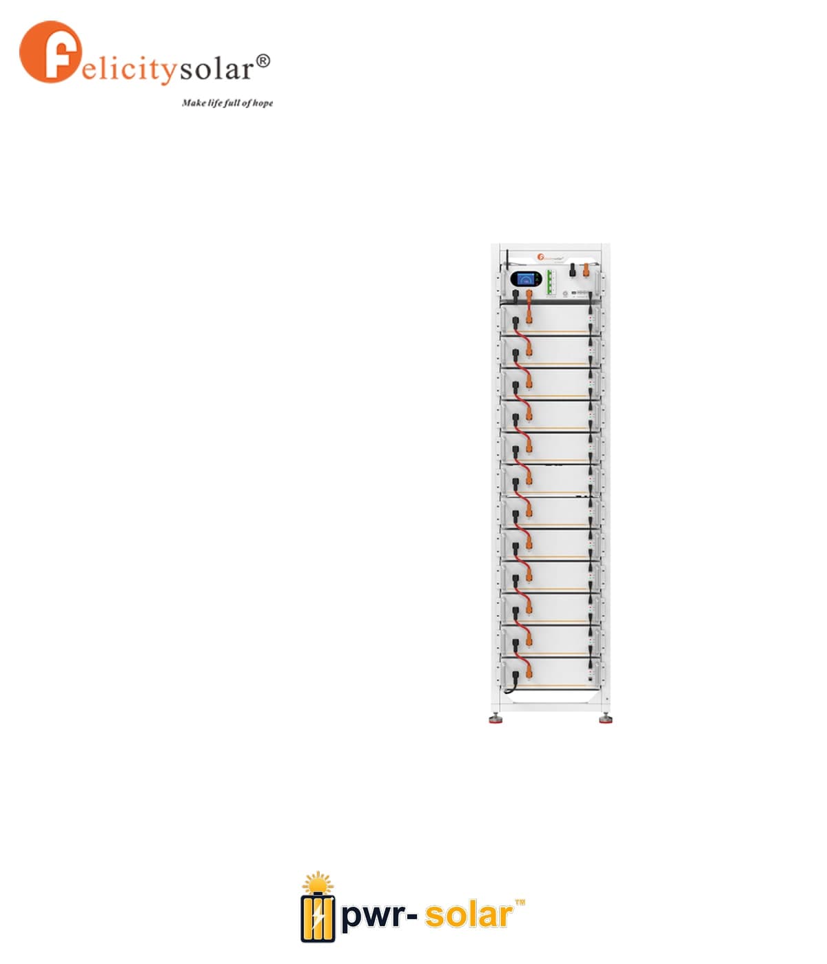 Felicitysolar FLH48100UG2 61.44kWh haute tension stockage batterie