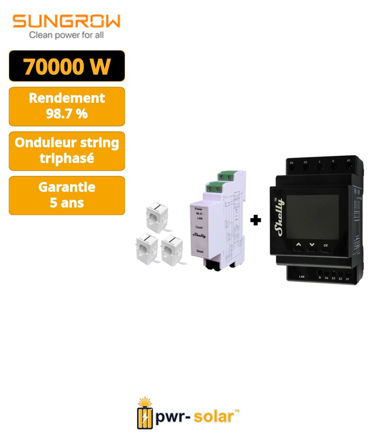 SUNGROW Onduleur triphasé SG50CX-P2