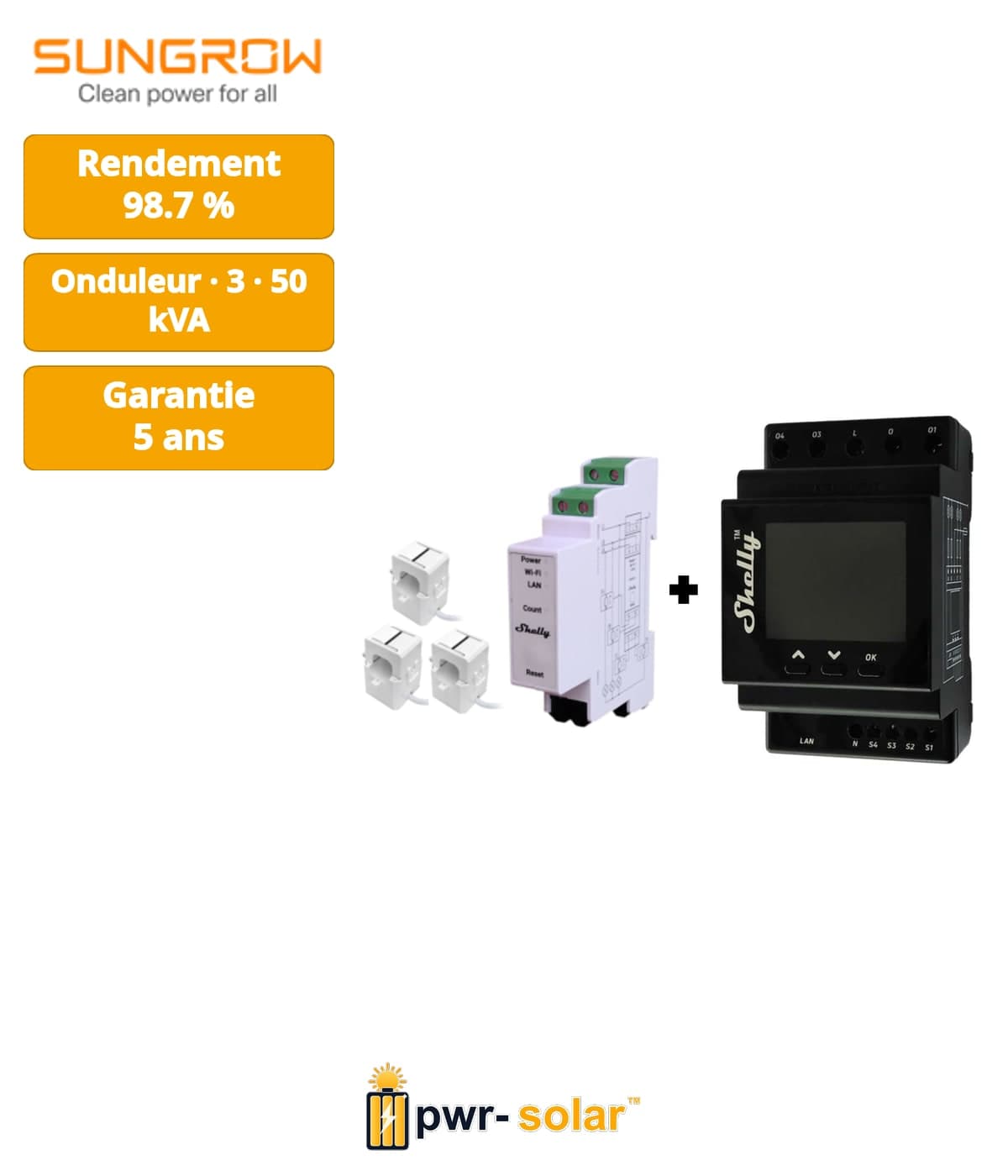 SUNGROW Onduleur triphasé SG50CX-P2