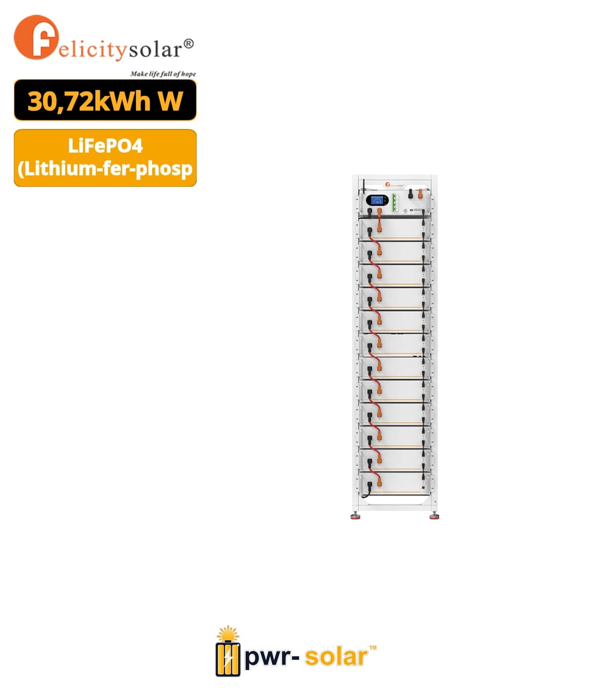 Felicitysolar FLH48100UG2 30.72kWh haute tension stockage batterie