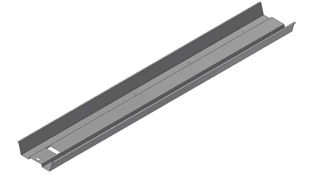 Van Valk Boîte de ballast Galv.a ValkPro+ L10°/L15° L=1780mm