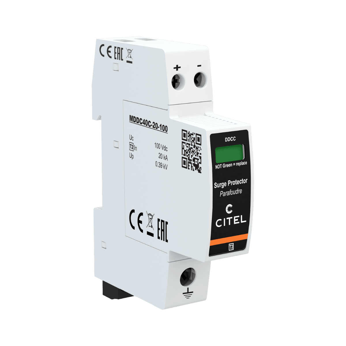 Parafoudre DC Citel DDC40CS - Type 2 - 75Vdc