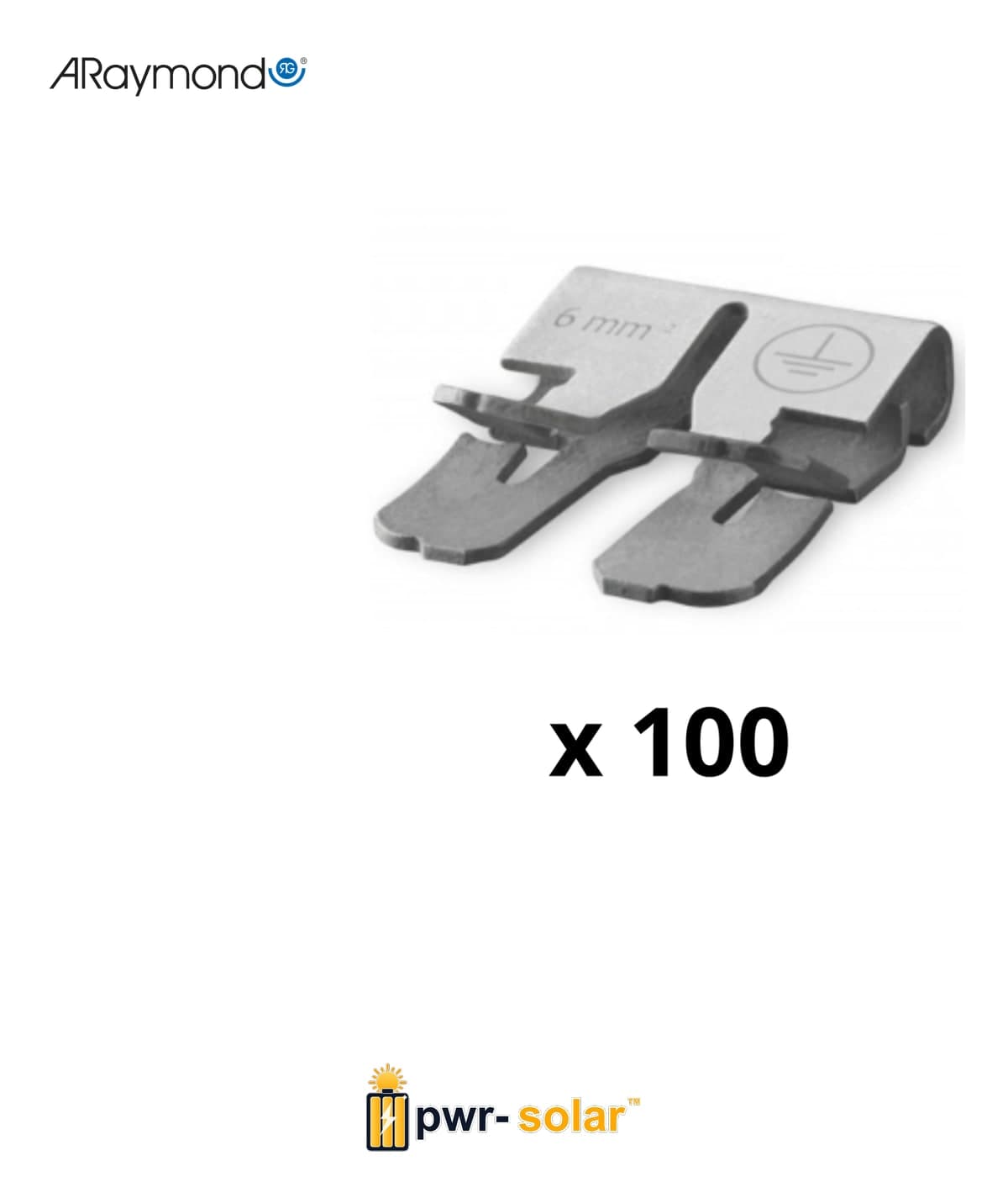 Sachet de 100 clips de mise à la terre Rayvolt