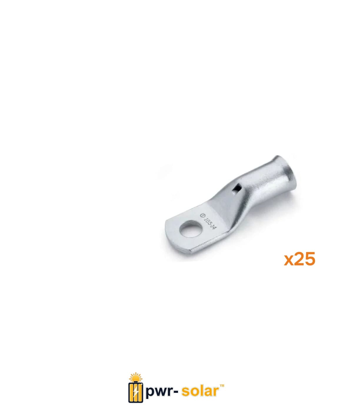 COSSE TUBULAIRE - CUIVRE NFC 20-130 - SECTION - 50mm² - diam. 12mm (25 pcs)