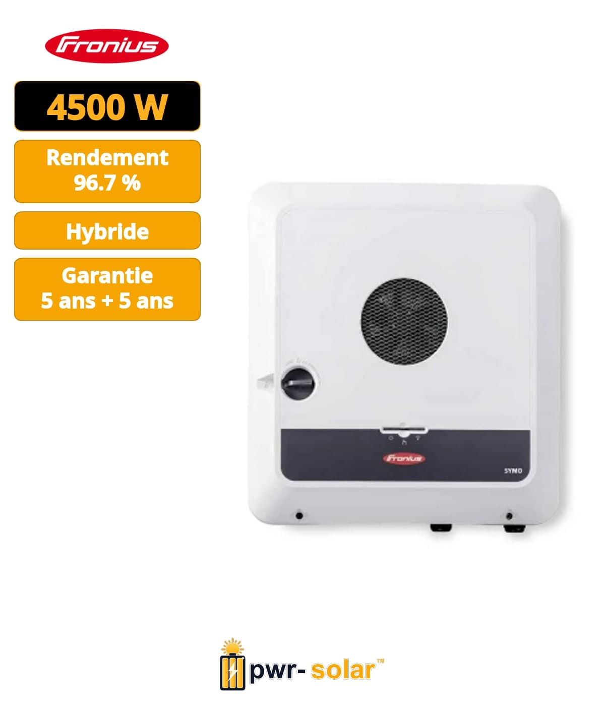 FRONIUS - Onduleur Symo GEN24 3.0 Plus SC avec AFCI