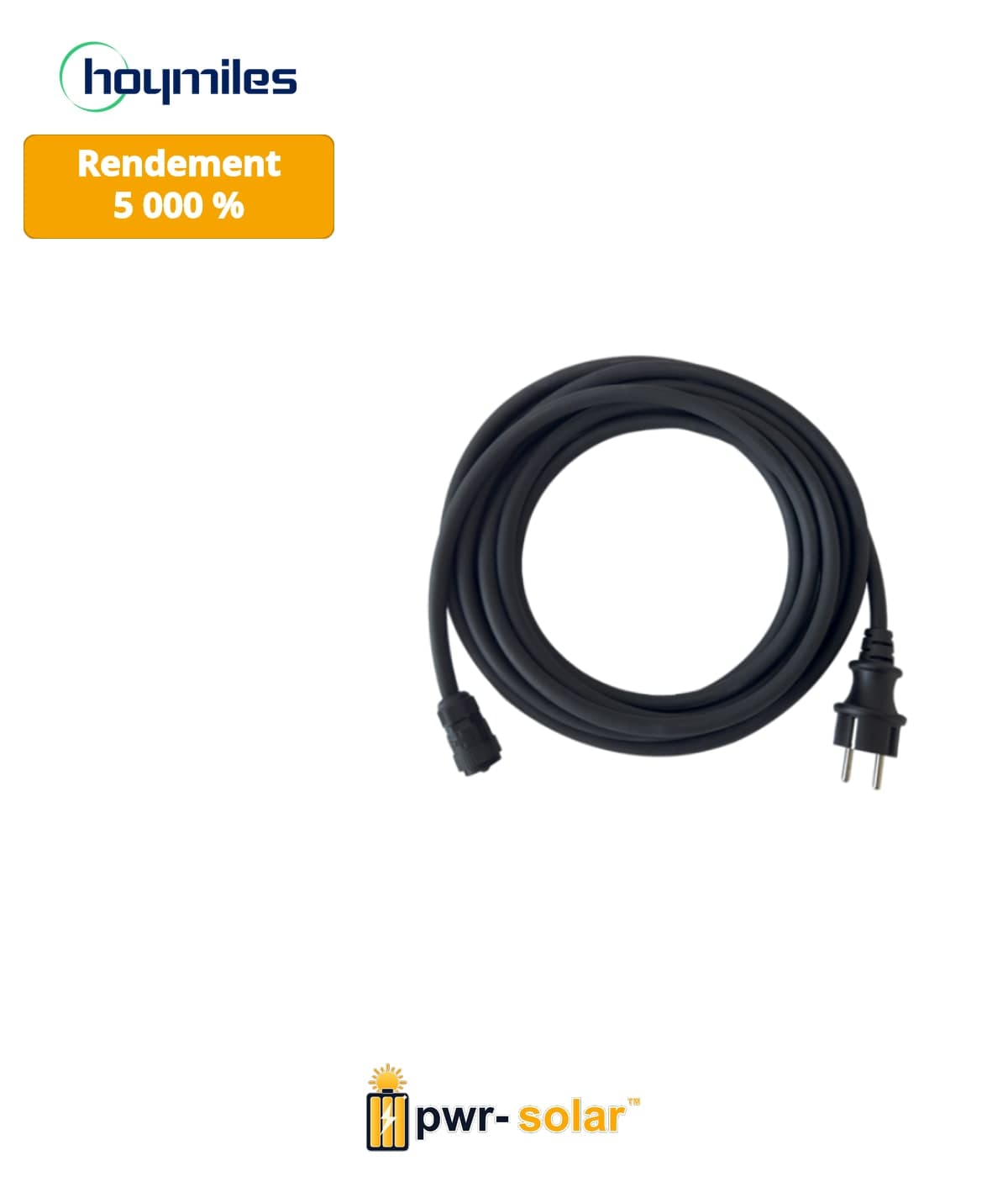 Hoymiles Flex-S3 Câble Plug and Play HMS 5m (Schuko/CEE 7/7)