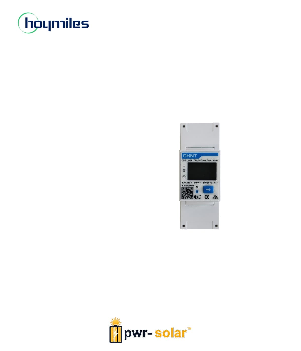 Hoymiles DDSU666 (100A) Smart Meter Monophasé - incl. 1x CT 100A