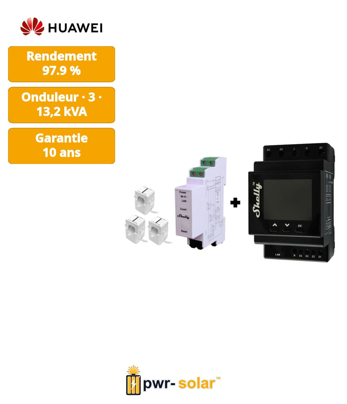 HUAWEI - Onduleur SUN2000-12KTL-M5 - Onduleur triphasé 12kw 2MPPT