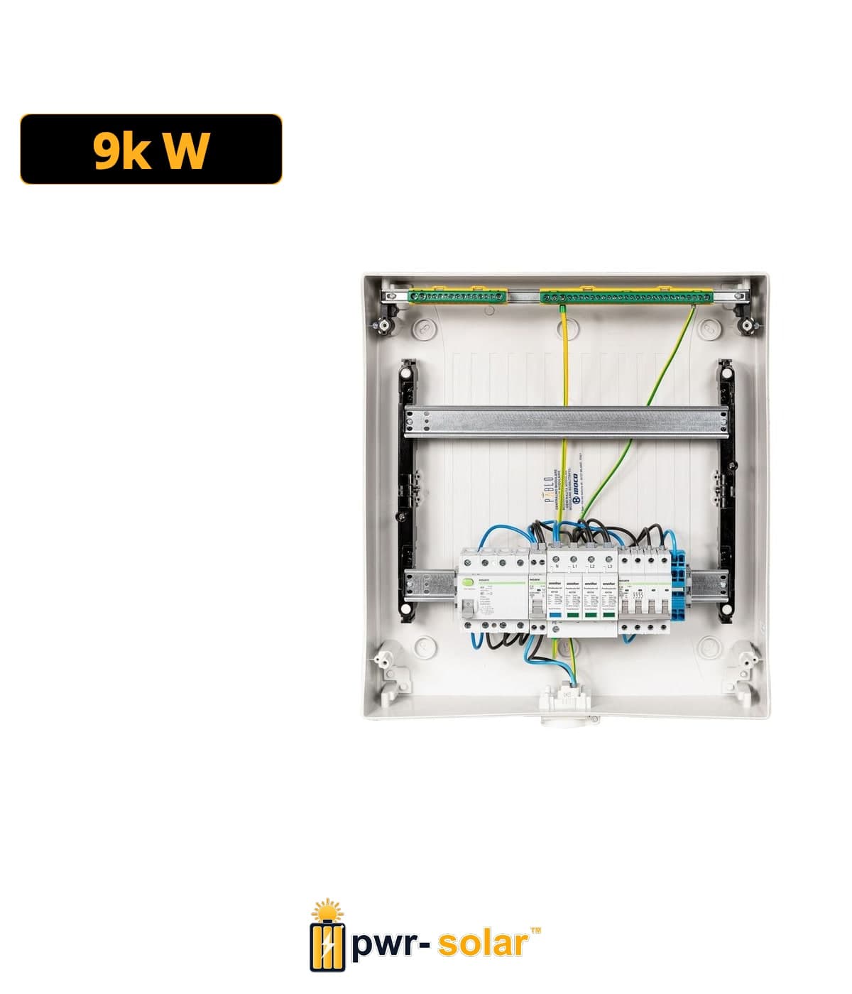 MADEnR - Coffret PV AC 9kW triphasé 1 ligne – Micro onduleur + PLACE PASSERELLE