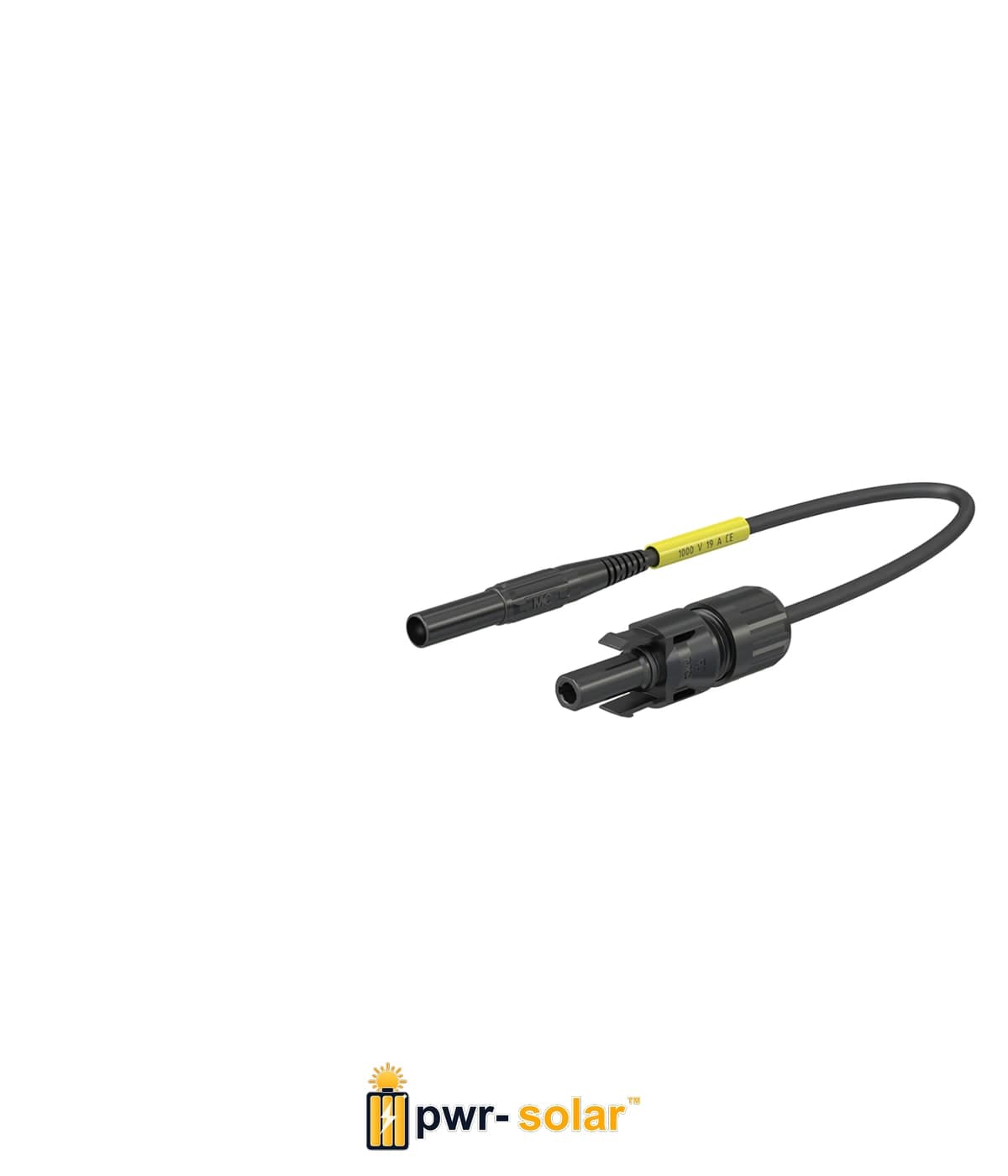 STÄUBLI - Cordon de Mesure Pôle '-' MC4 femelle - Noir - PV-AMLB4/150