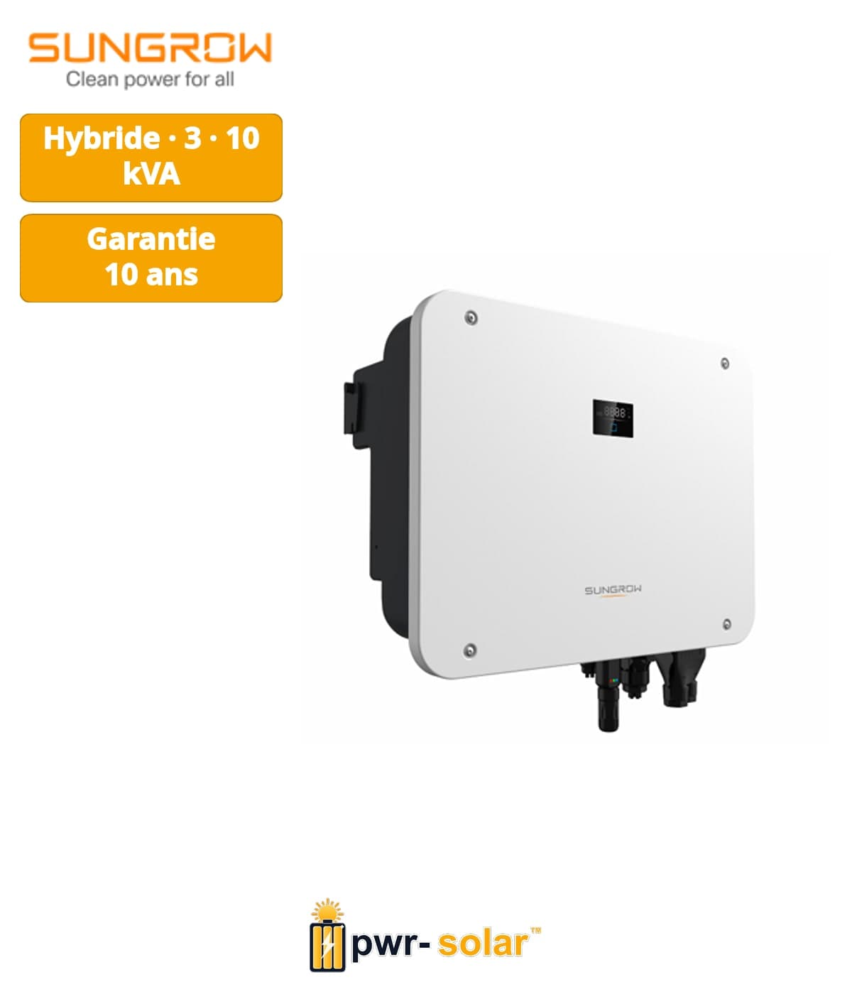 Sungrow 3PH Onduleur hybride 10kW (SH10T)