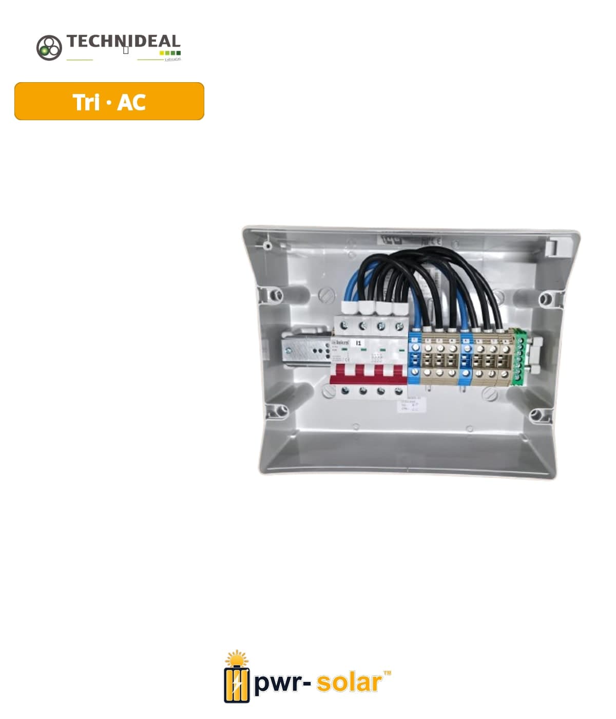 TECHNIDEAL - Coffret AC triphasé PLUG AND PLAY - NF C15-100