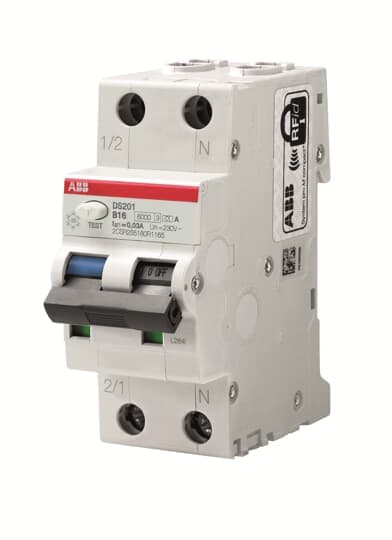 ABB DS201 C25 A30 Disjoncteur à courant résiduel avec protection contre les surintensités