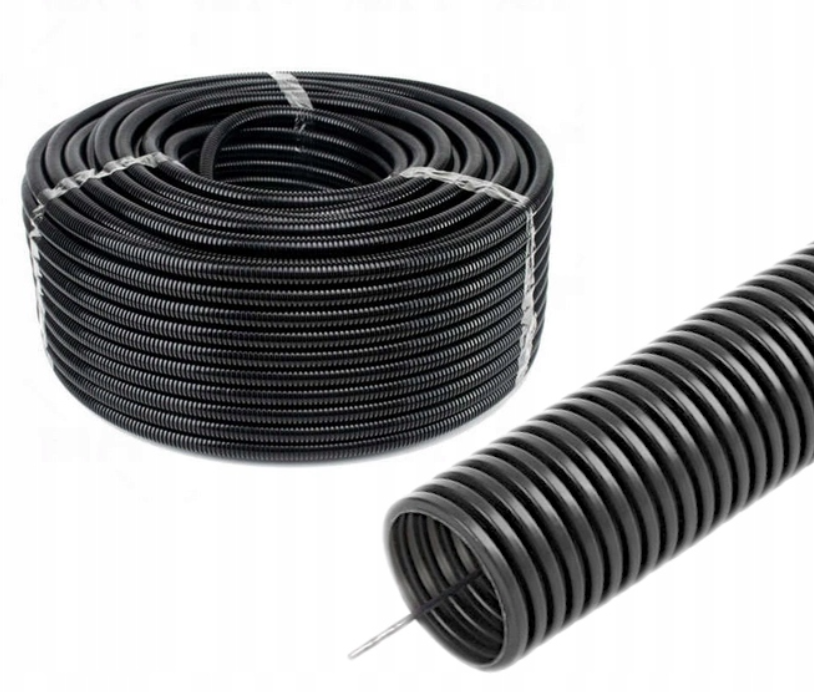 Tuyau corrugé – tuyau de protection 16/11 résistant aux UV (50m)