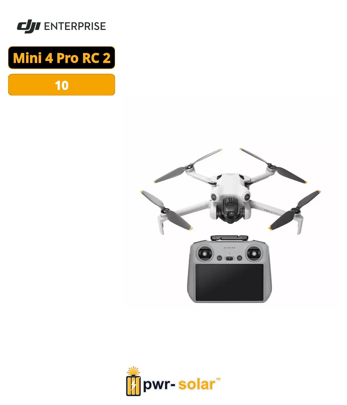 DJI DRONE Mini 4 Pro RC 2 (GL)