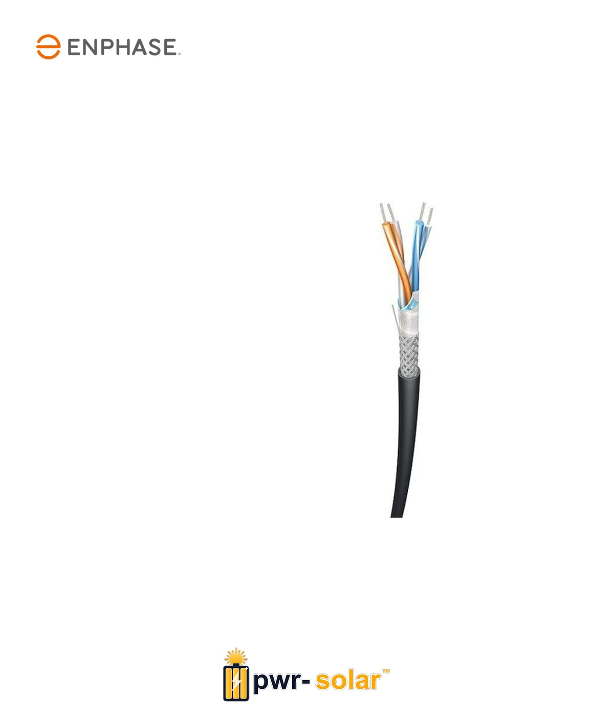 ENPHASE - Bobine de 100m de câble de commande Belcom pour la communication entre les composants du système Enphase Energy.