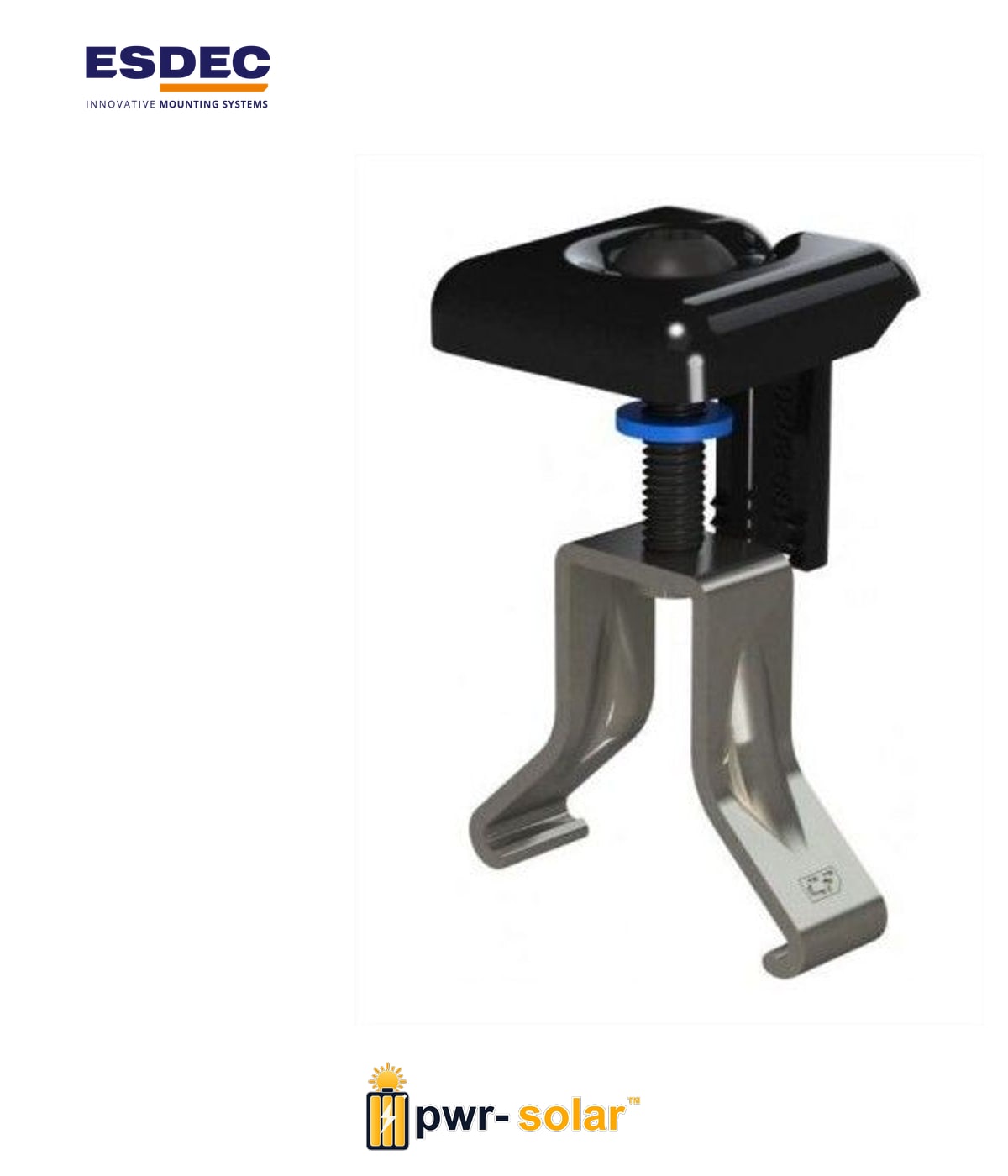 ESDEC – ClickFit EVO – Etrier universel noir – Cadre de 30 à 50mm