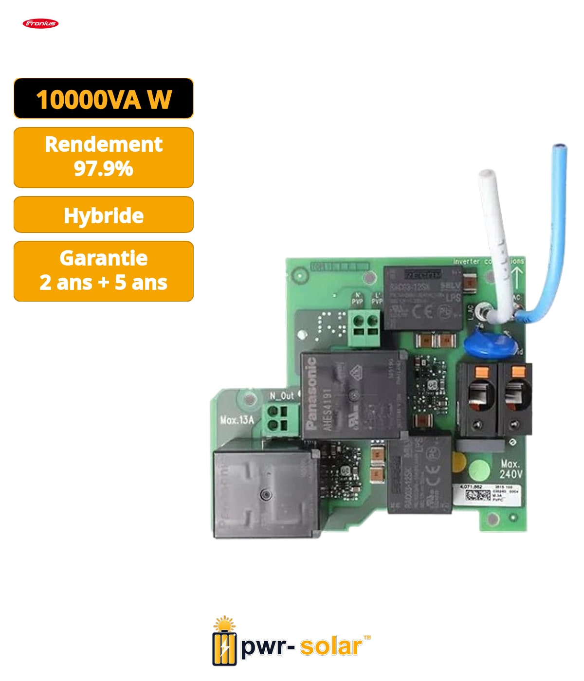 Onduleur Symo GEN24 10.0 Plus SC avec AFCI