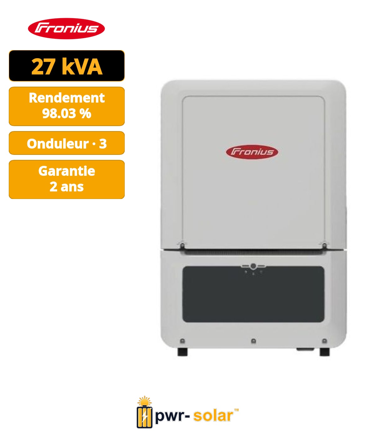 FRONIUS - Onduleur VERTO 27.0 - SPD 1+2 - 4MPPT