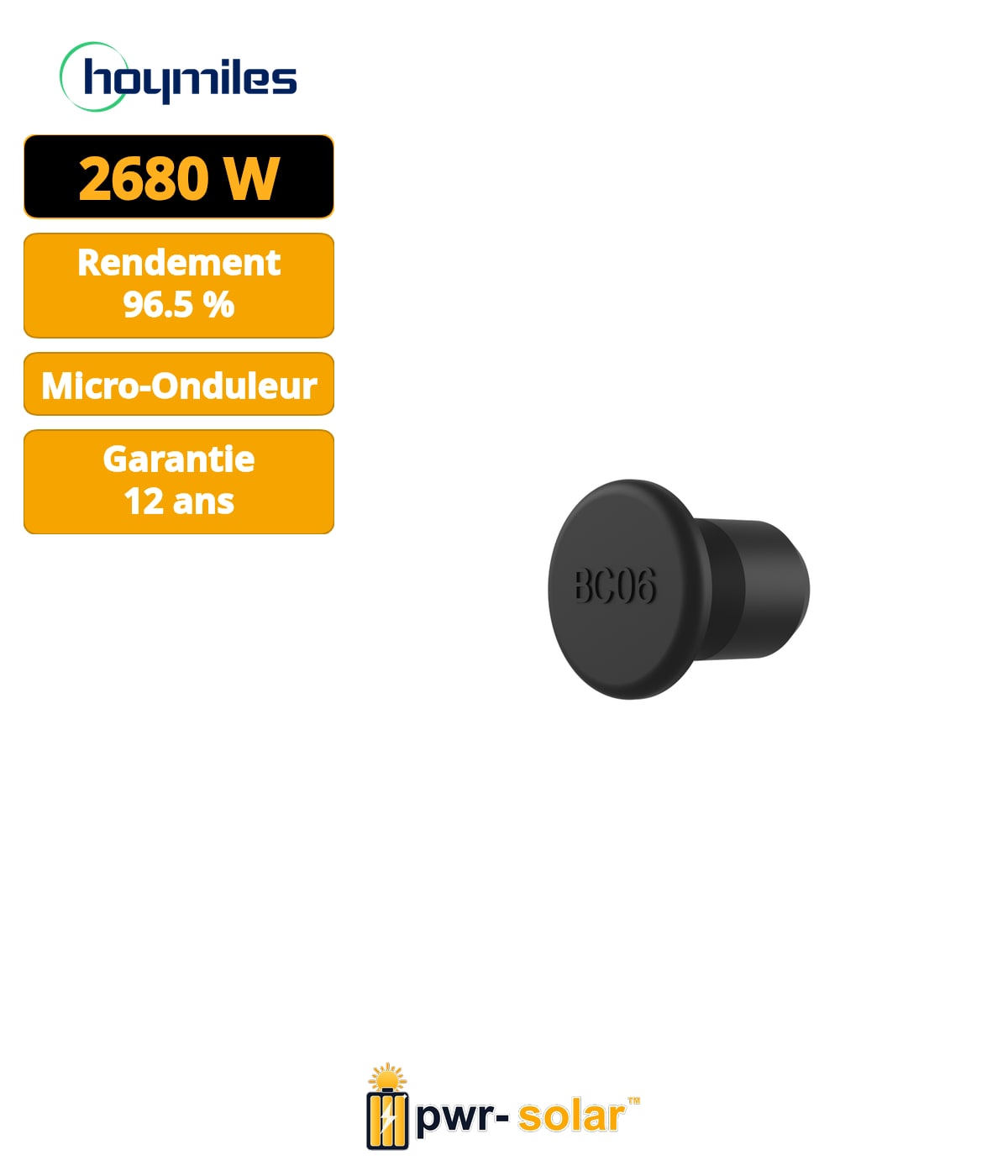 Micro-onduleur HMT-2000-4T triphasé 2000VA