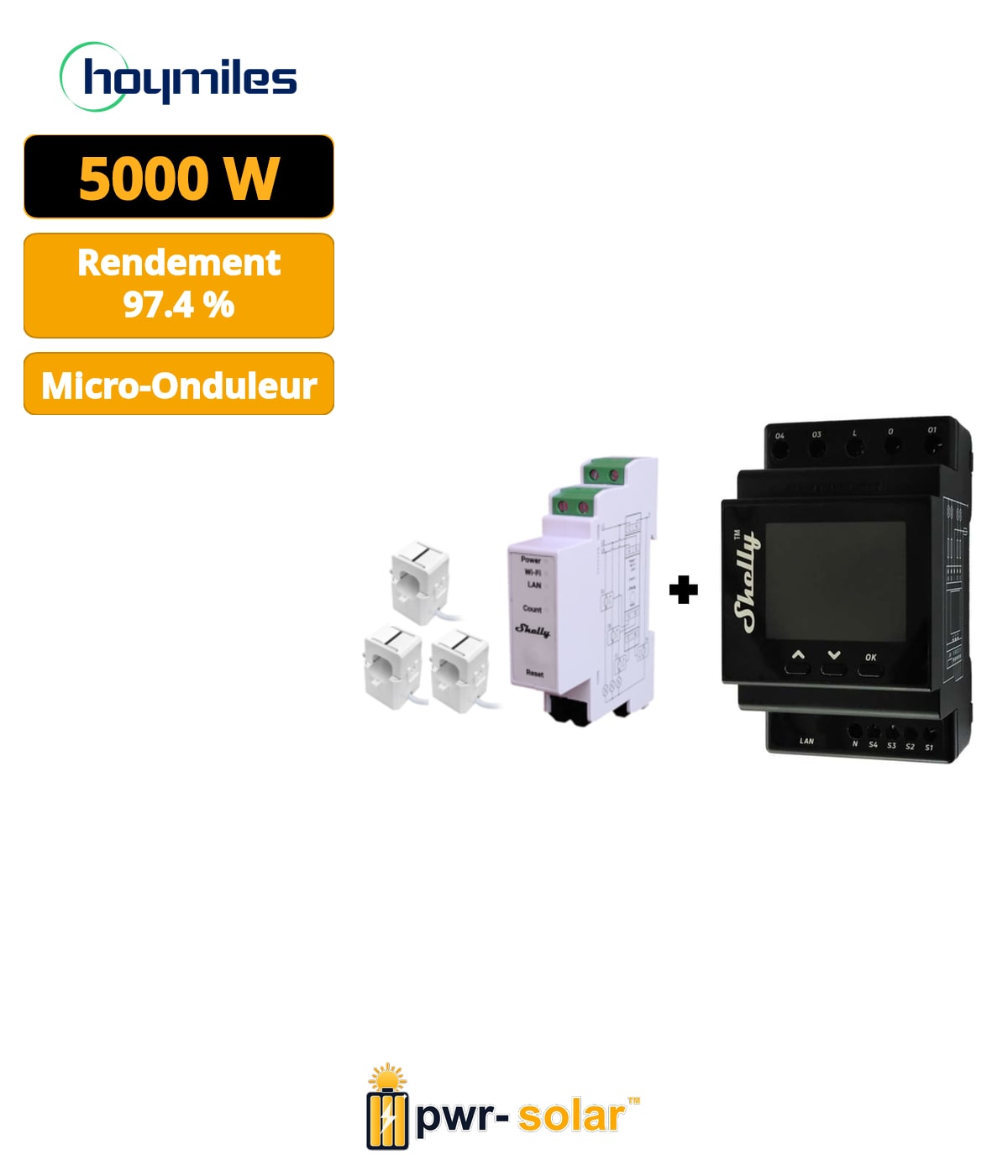 HOYMILES - Micro-onduleur MIT-5000-8T triphasé (5000VA)