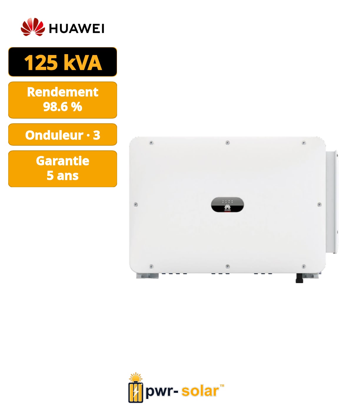 HUAWEI - Onduleur SUN2000-115KTL-M2 - Onduleur triphasé 115kw 10MPPT - avec protection contre les surtensions DC de type I+II