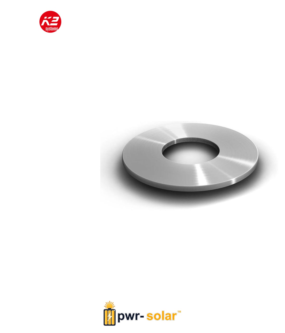 K2 Systems K2 - Rondelle Contact plate 8.4x30x1.5 M INOX