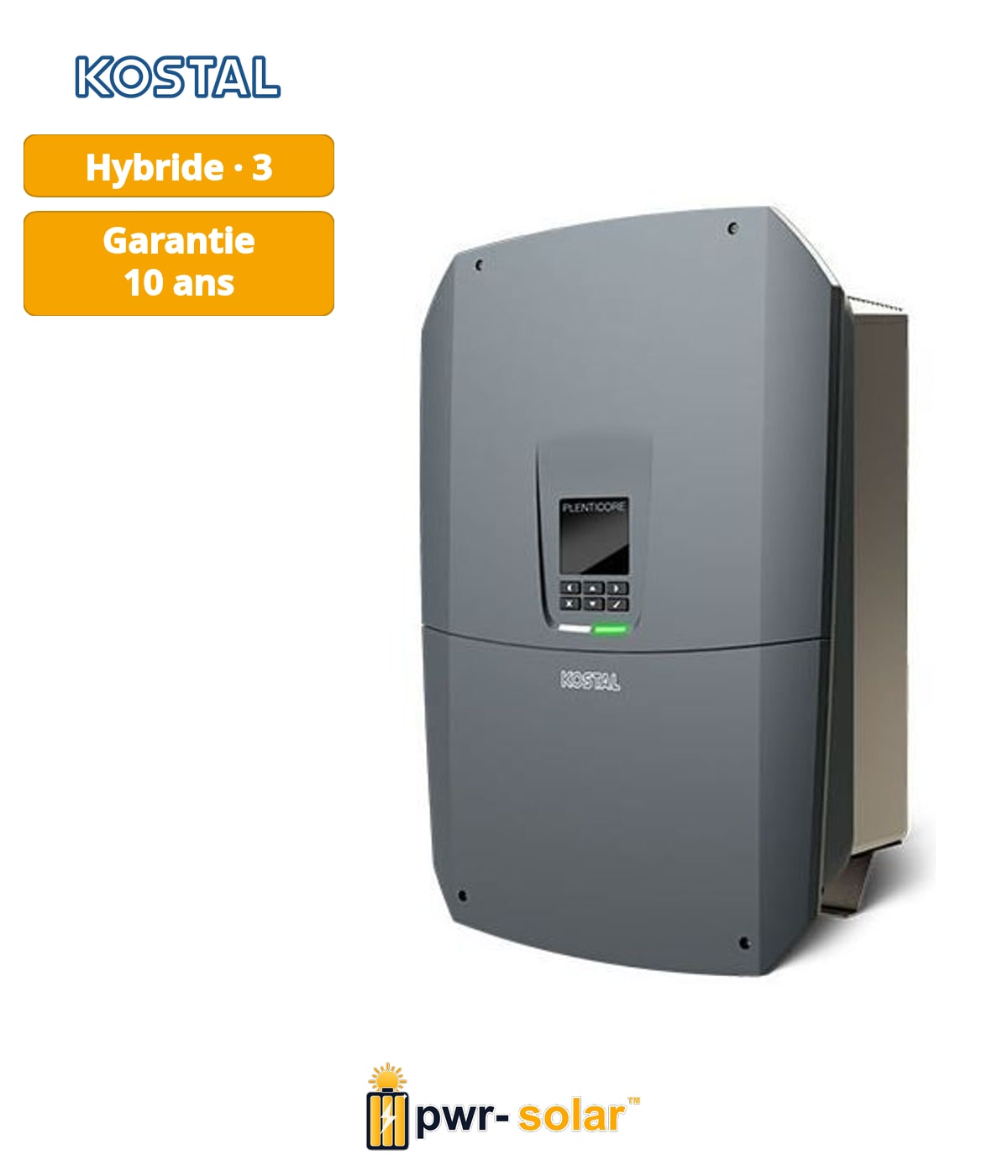 KOSTAL - Onduleur PLENTICORE G3 - S - 3 MPPT - DE 4KW A 7KW