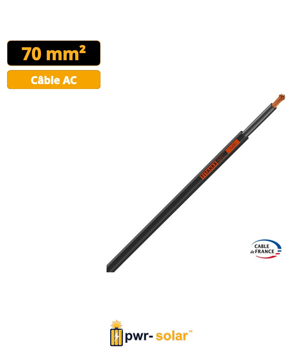 NEXANS - Câble AC - H07RNF 1X70