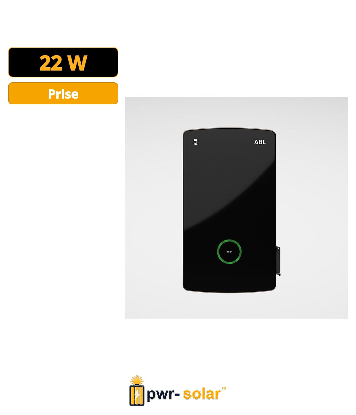 Wallbox ABL eM4 (22 kW / Simple / Prise / Contrôleur / Standard / Noir)