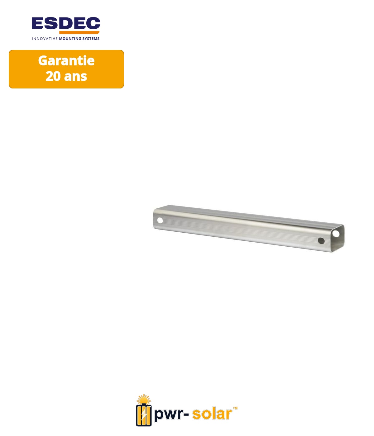 ESDEC Enstall FlatFix Fusion Profilé de base 940mm