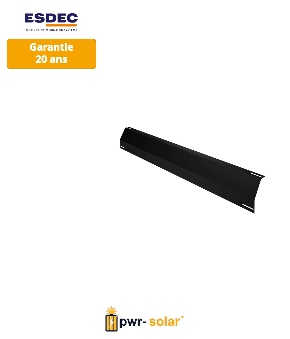 Enstall FlatFix Fusion Déflecteur de vent arrière 2100 (noir)