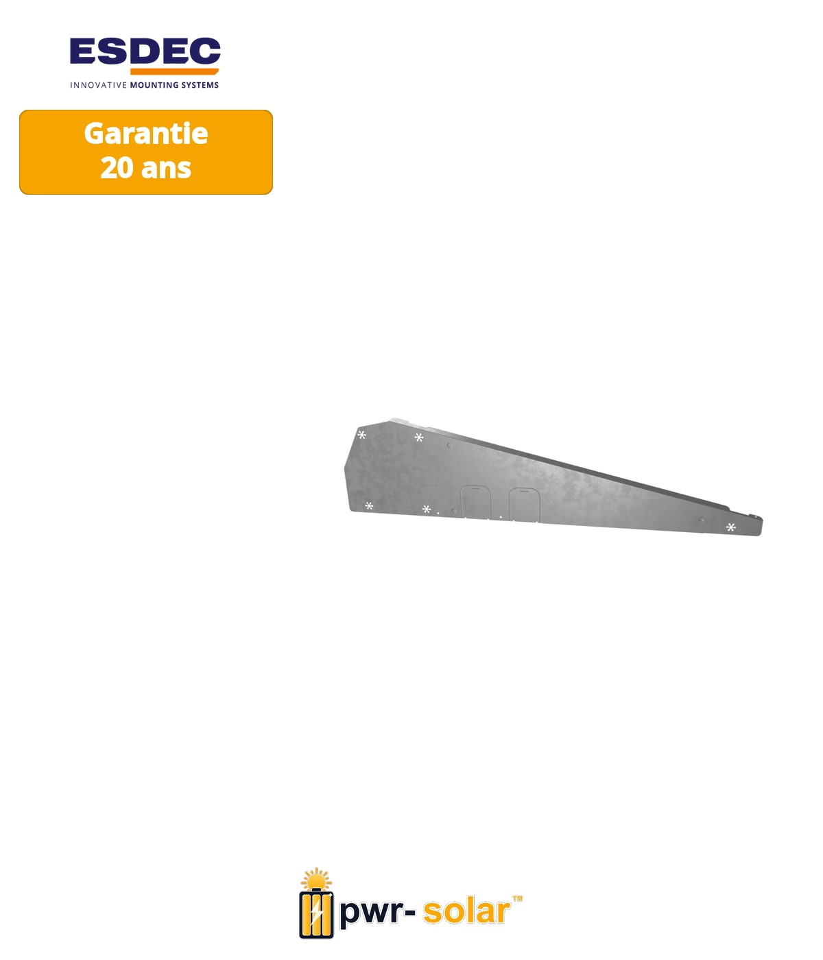 Enstall Déflecteur de vent FlatFix Fusion gauche (profil de base 1030mm – 1077mm)