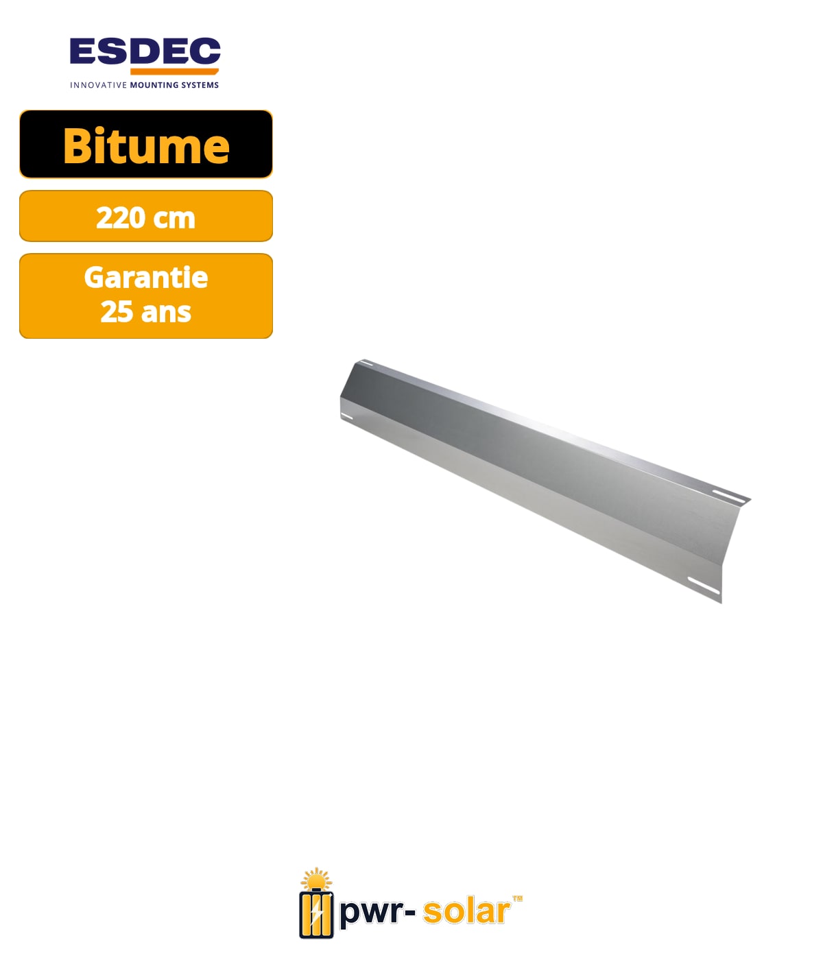 Enstall FlatFix Fusion Déflecteur de Vent Arrière L=1800mm