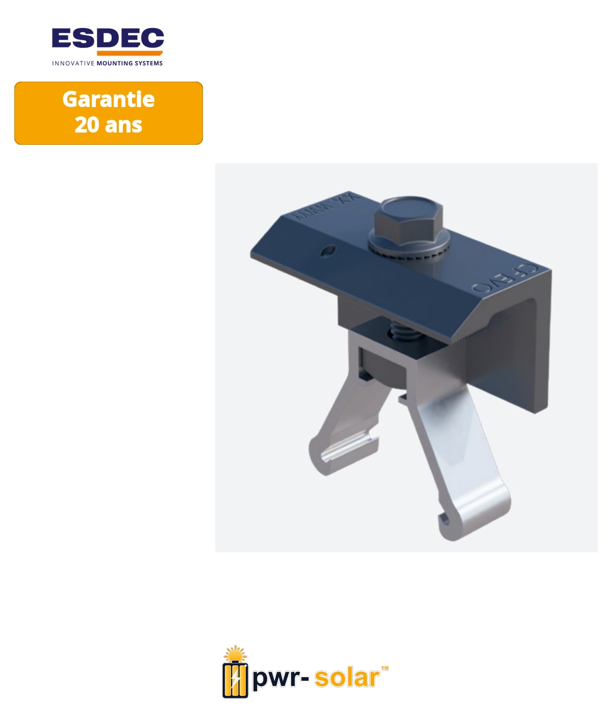 Enstall Clickfit EVO - Pince de Serrage Finale Noire