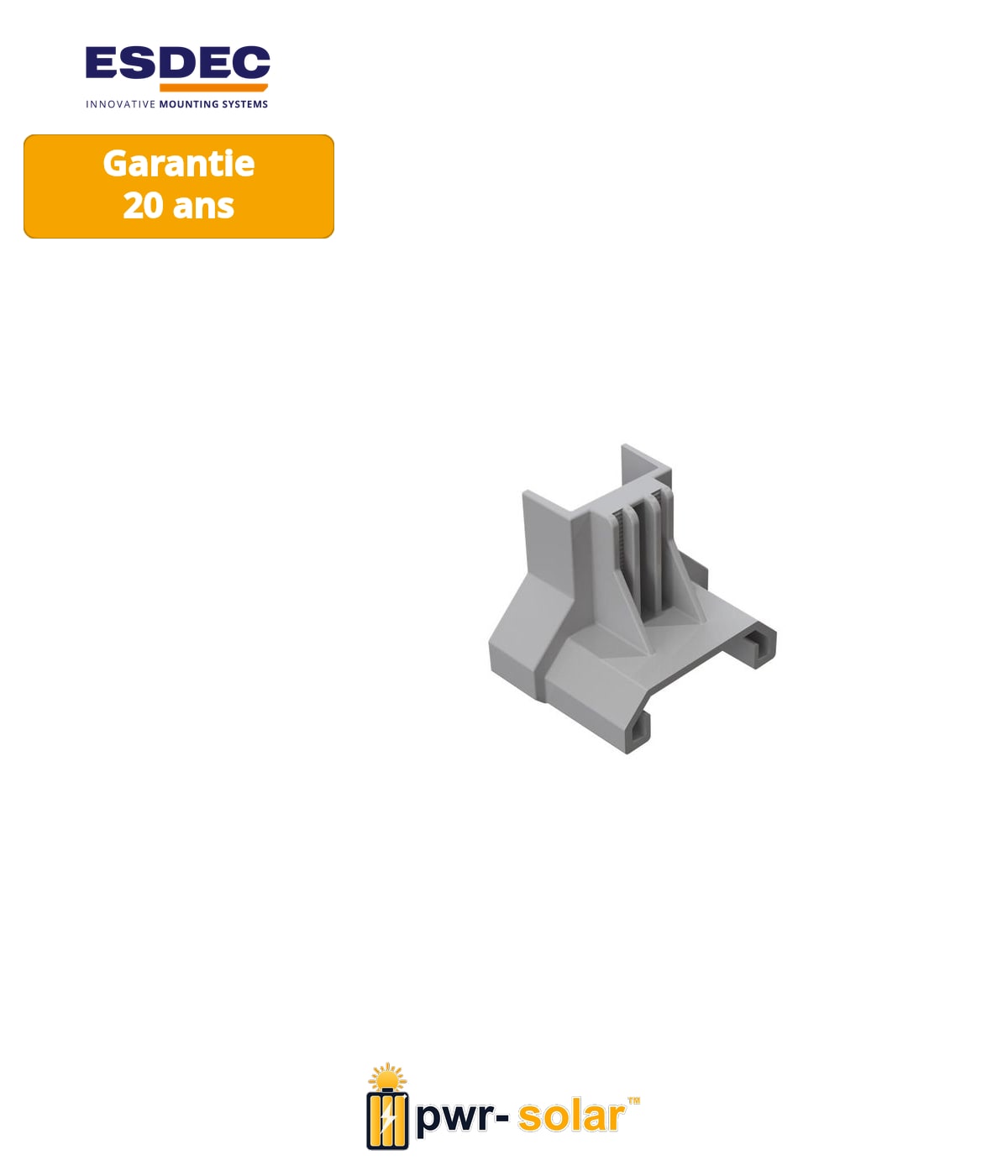 Enstall ClickFit EVO - Embout de fin support (gris)
