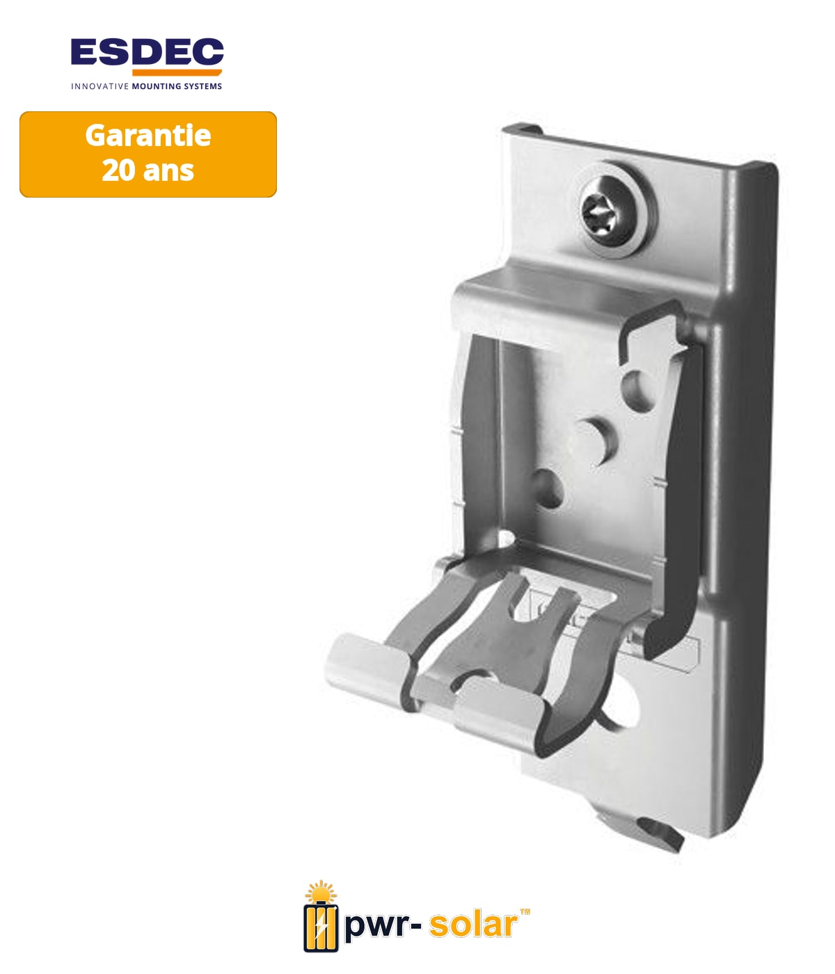 ESDEC Enstall Plaque d'adaptation ClickFit EVO