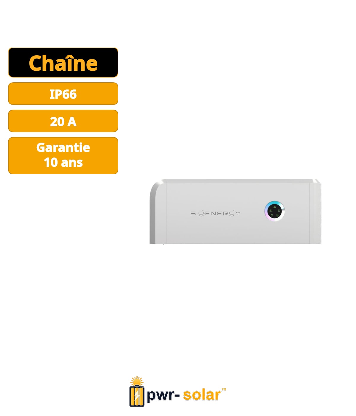 Sigenergy SigenStor Energy Controller 4.0 kW monophasé