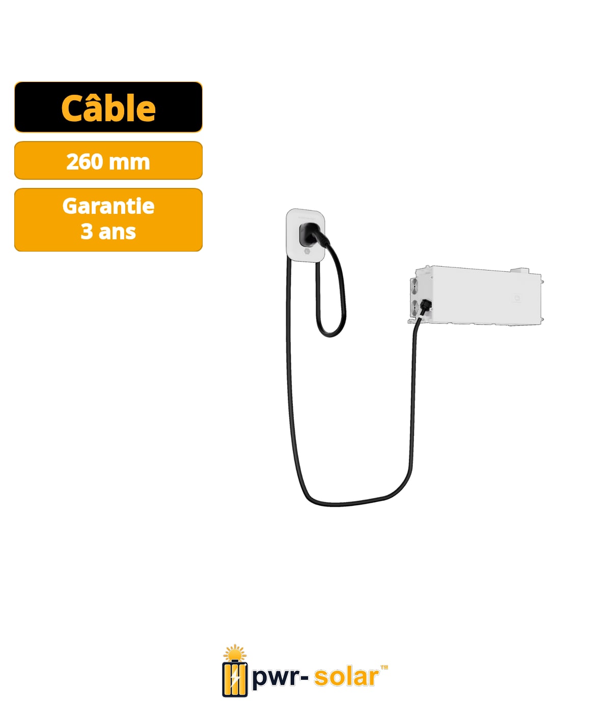 Sigenergy SigenStor Chargeur EV DC 12kW (RFID, câble CCS2 10m, Blanc)