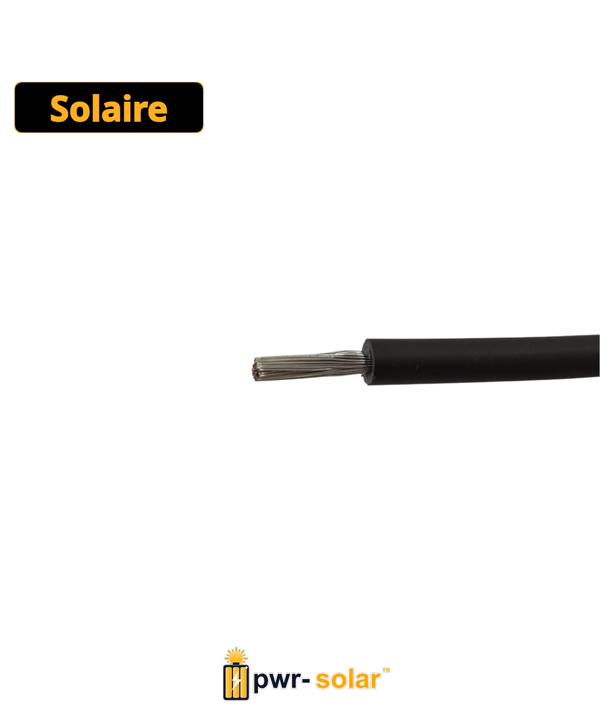 Athilex 1x10.0mm2 H1Z2Z2-K Noir DCA - 1000 Mtr