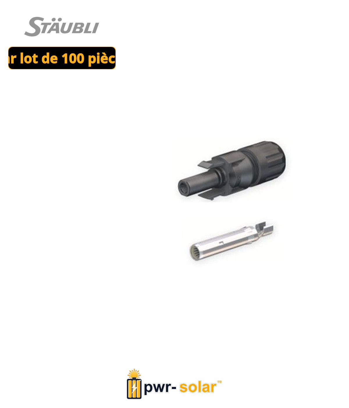 Stäubli Coupleur de câble femelle MC4 (7.0 – 8.8 mm)