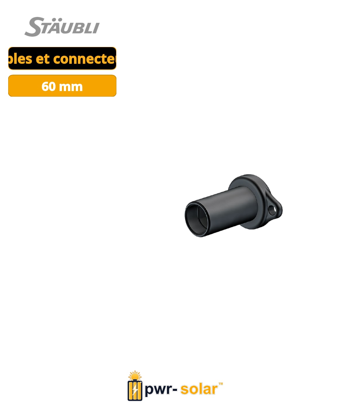 Stäubli PV-BVK4 Bouchon d’étanchéité - pour connecteurs MC4