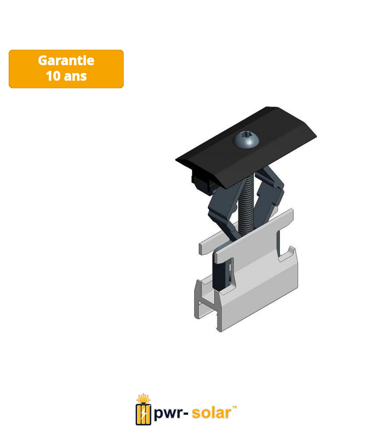 Van Valk Pince interm. Alu. profil Alu. 28-50 -Noir
