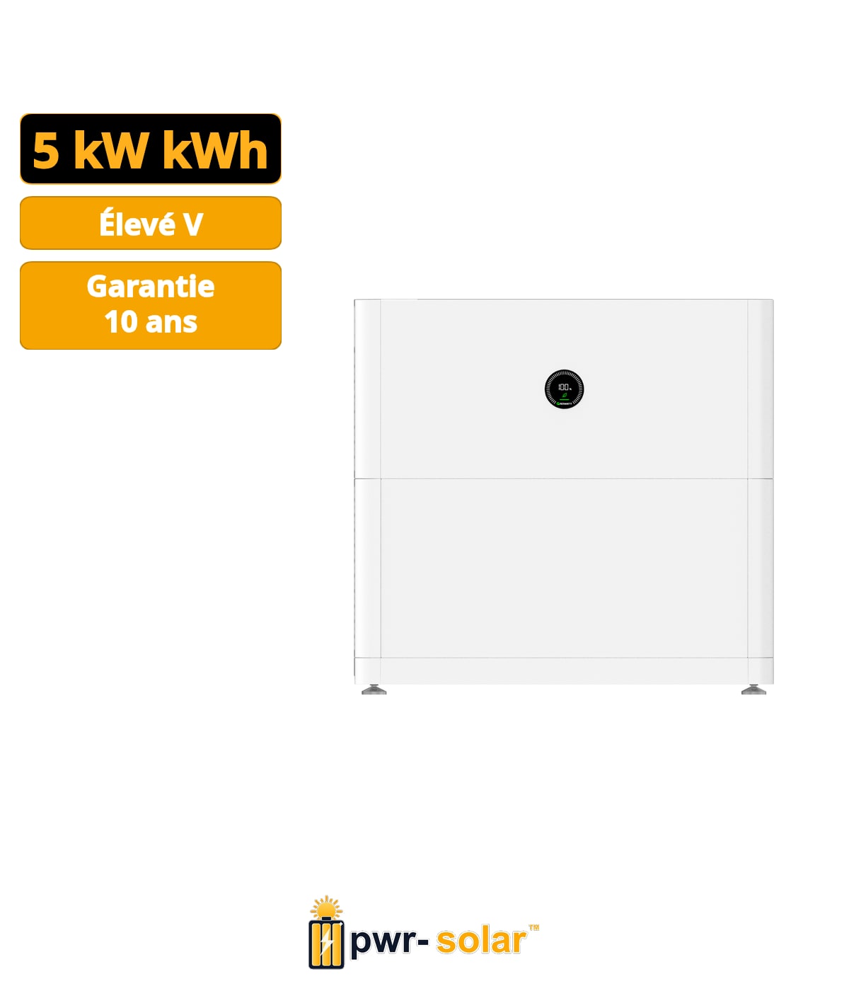 Système de batterie haute tension Growatt APX5.0P pour onduleur MIN-XH