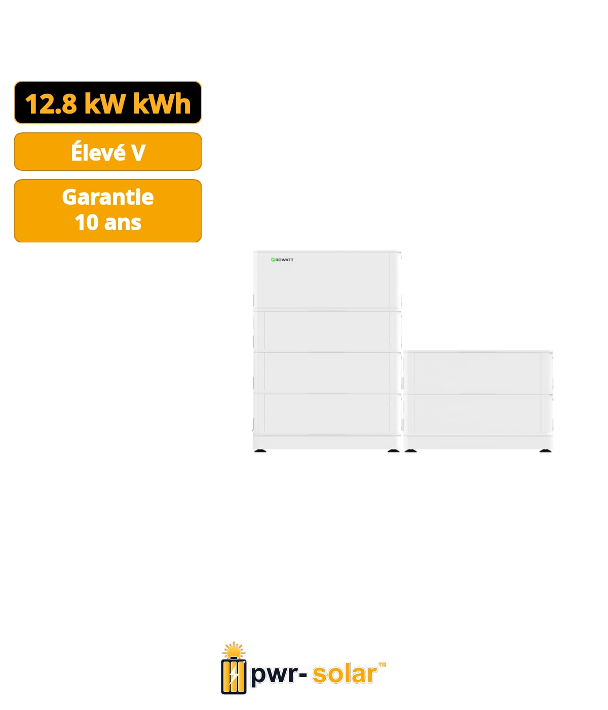 Système de batterie haute tension Growatt ARK12.8XH