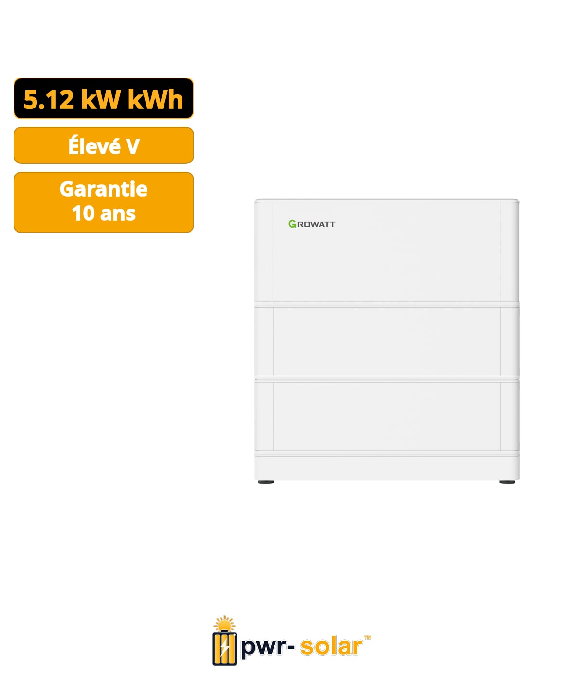 Système de batterie haute tension Growatt ARK5.1XH