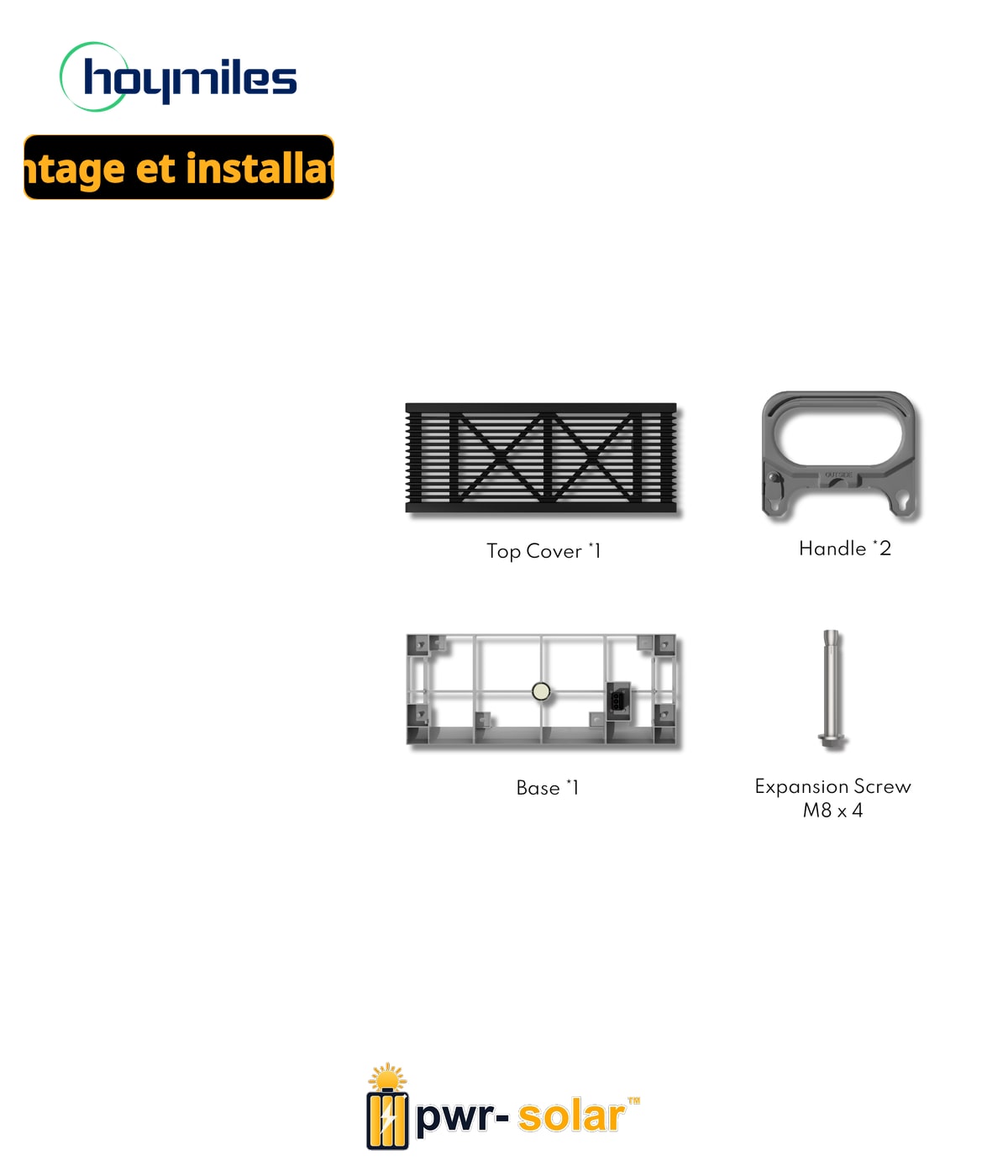 Hoymiles Kit d'Accessoires d'Installation HiOne