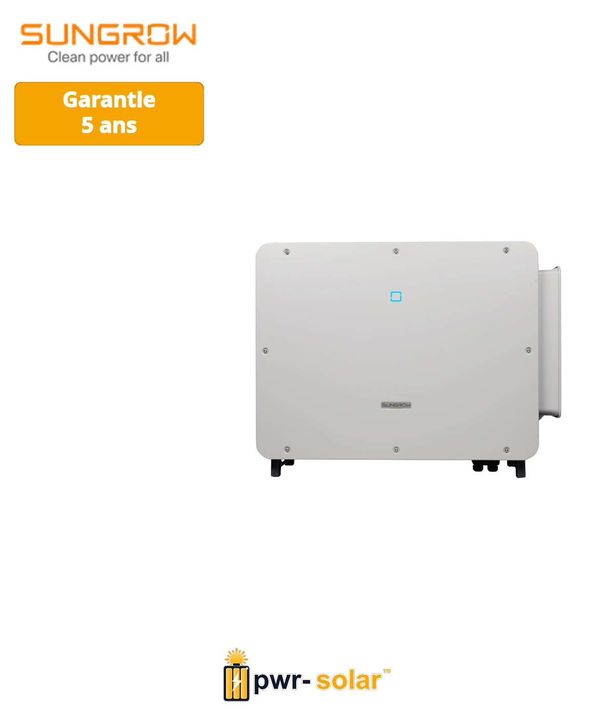 Sungrow 3PH Onduleur 125kW - Prêt pour l'optimiseur (SG125CX-P2)