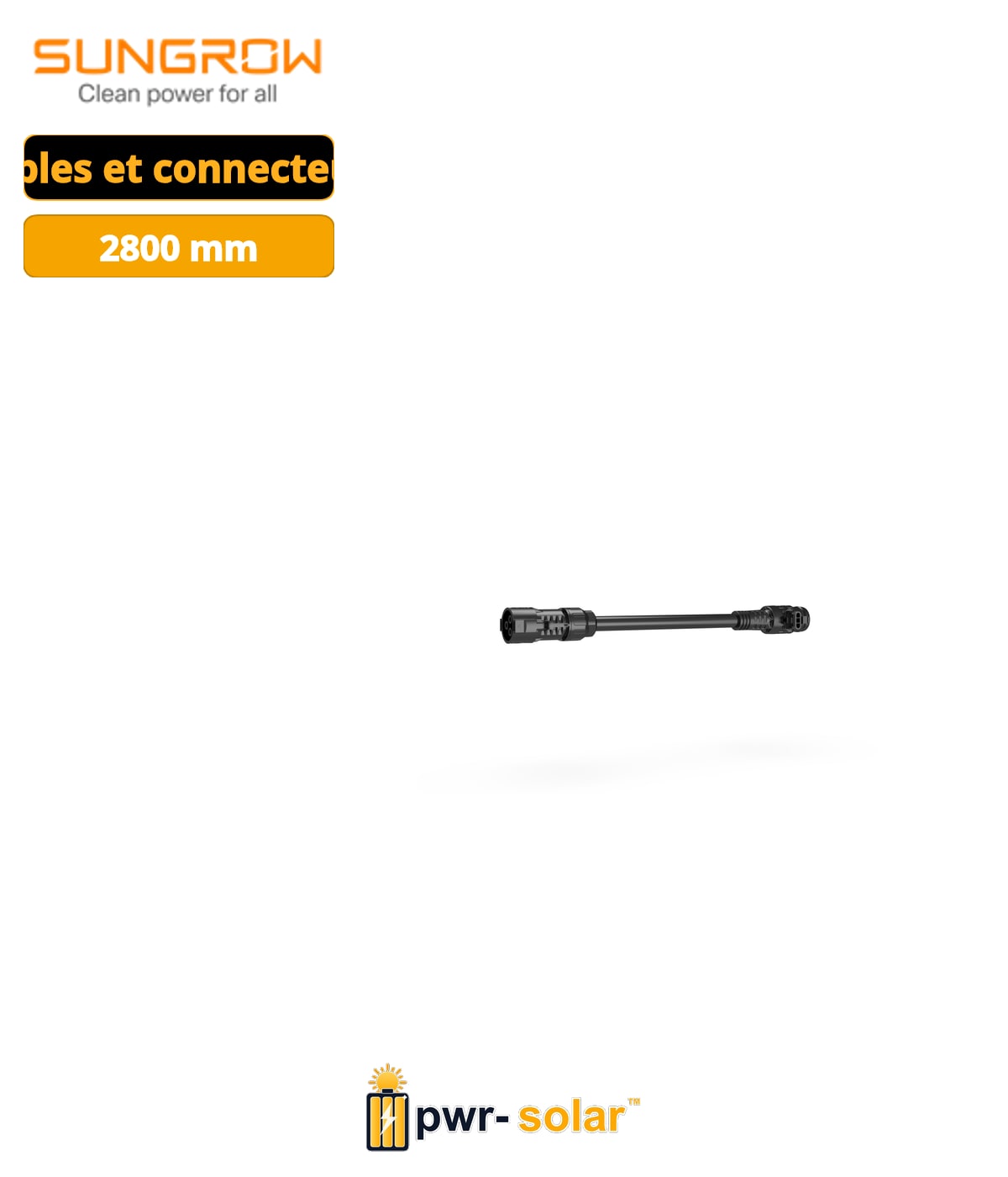 Sungrow Câble bus (câble terminal en T 2,8m)